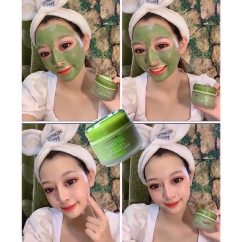 MẶT NẠ BÙN ĐẤT SÉT MATCHA LAIKOU MUD MASK