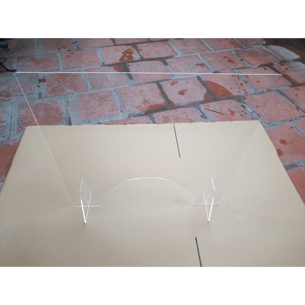 Tấm chắn giọt bắn mica 30x60cm trong suốt, đảm bảo không ngả vàng, đục màu, lắp ghép thuận tiện [Giá Gốc Tận Xưởng]