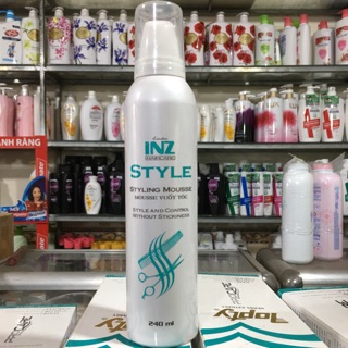 Mousse vuốt tóc INZ 240ml