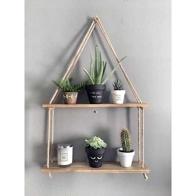 Combo kẹp gỗ hoặc dây thừng macrame se cotton FEGO