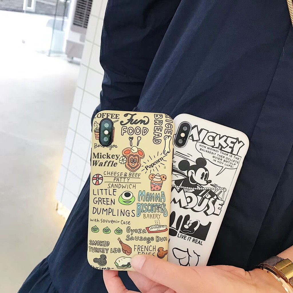 Ốp Lưng In Hình Chuột Mickey Dễ Thương Cho Iphone Xs Max Iphone Xs Xr Iphone 7 8 Plus | BigBuy360 - bigbuy360.vn