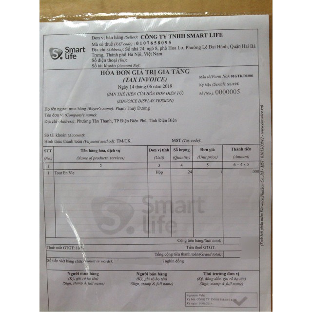 Tảo tươi Tout En Vie Pháp (Hộp 14 ống)