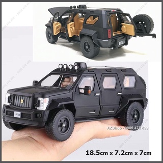 Xe Mô Hình Kim Loại Cảnh Sát Bọc Thép Mở 4 Cửa Tỉ Lệ 1:32 - 9985.1