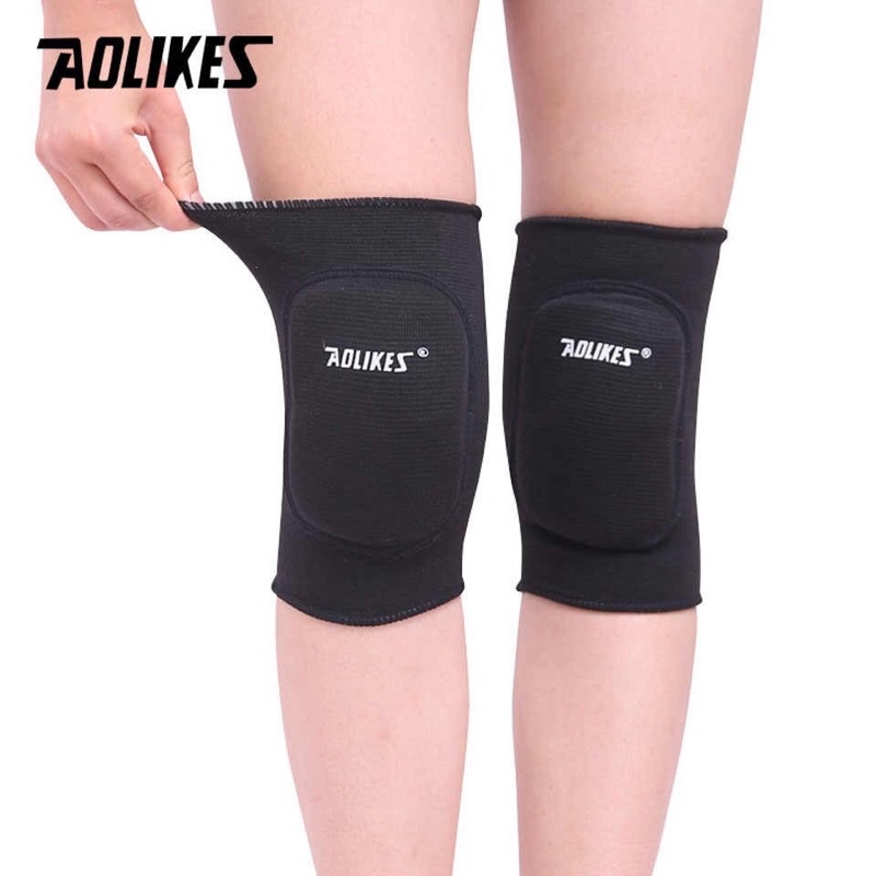 BĂNG GỐI AOLIKES CÓ ĐỆM BẢO VỆ ĐẦU GỐI TẬP GYM, TRƯỢT PATIN A-0219