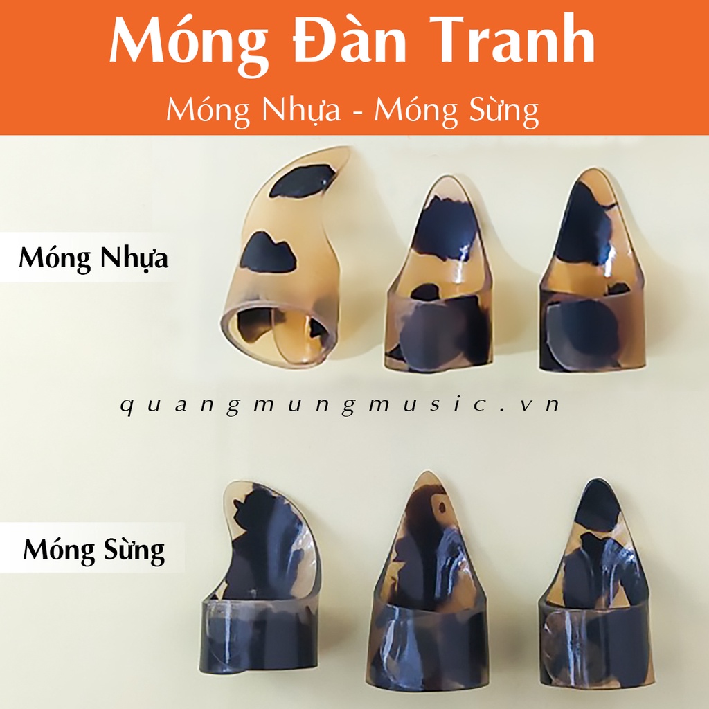 [Rẻ Nhất Shopee] Móng Gảy Đàn Tranh - Bộ 3 Móng Đàn Tranh ( Giá 1 bộ 3 móng gảy )