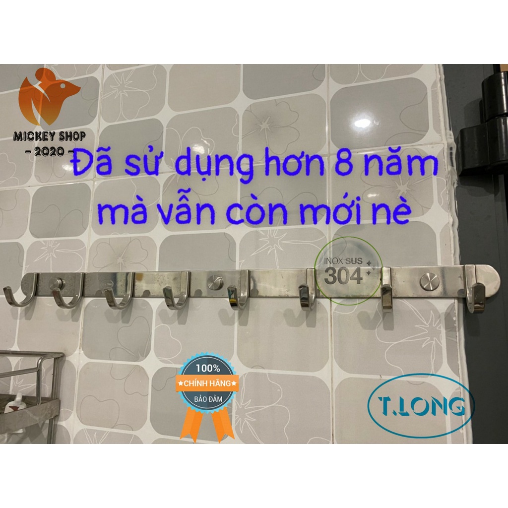 [ MUA NHIỀU ] MÓC TREO THANH LONG CAO CẤP INOX SUS 304 - CHÍNH HÃNG