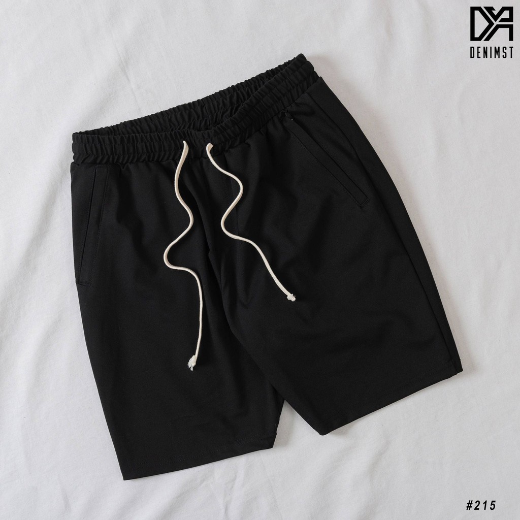 Quần Short Nỉ Cao Cấp DENIMST 215 Chất Nỉ Co Dãn 2 Chiều, Mềm Mại, Thoáng Mát, Dáng Suông