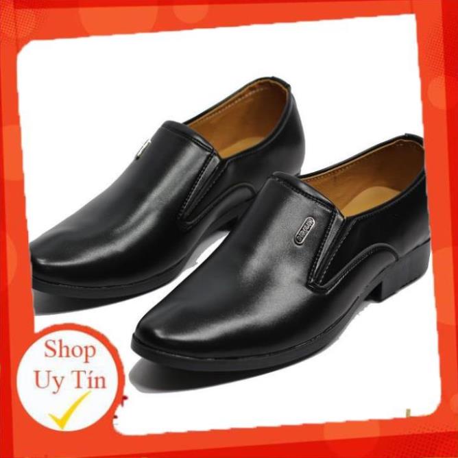 Giày tây nam công sở da mềm đế khâu size 38 đên 44 đế cao 5 cm [Shop Uy Tín]