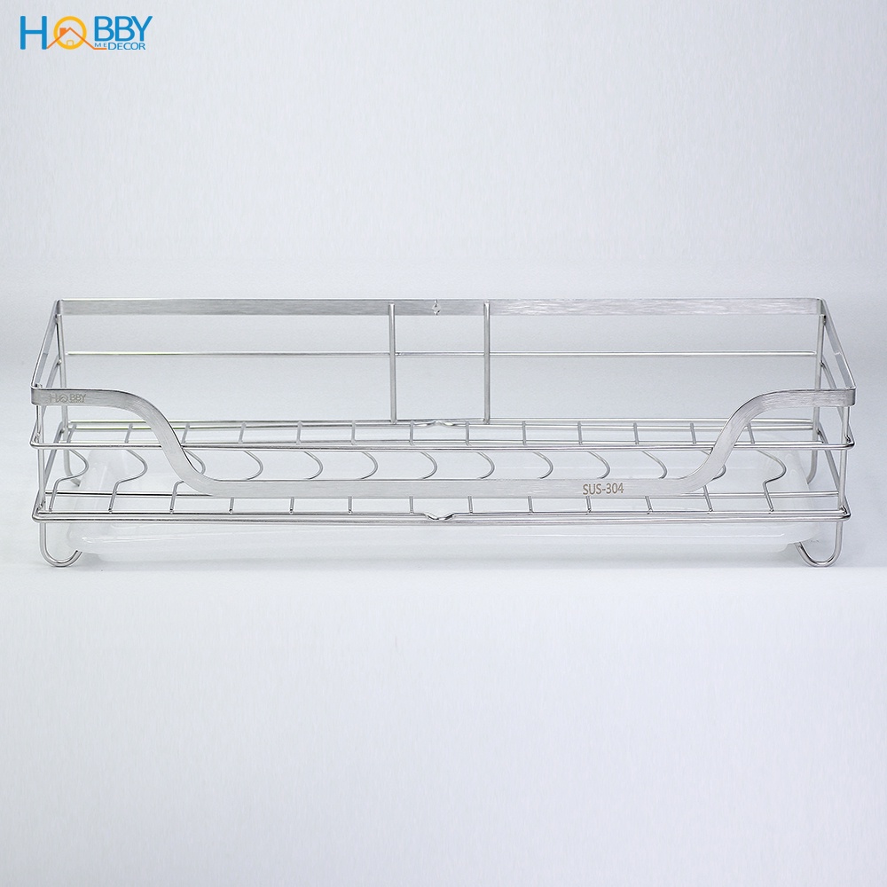 Kệ đựng chén dán tường nhà bếp Hobby Home Decor KCH Inox 304 không rỉ, kèm keo dán siêu dính
