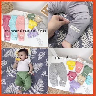 SET 5 QUẦN DÀI MINKYMOM THUN LẠNH MỀM ĐẸP CHO BÉ (hình thật)