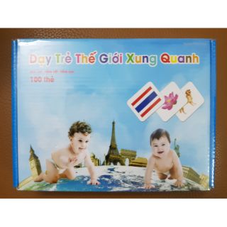 Combo flash card to - chuẩn glenn doman và 1 thẻ đt 20k