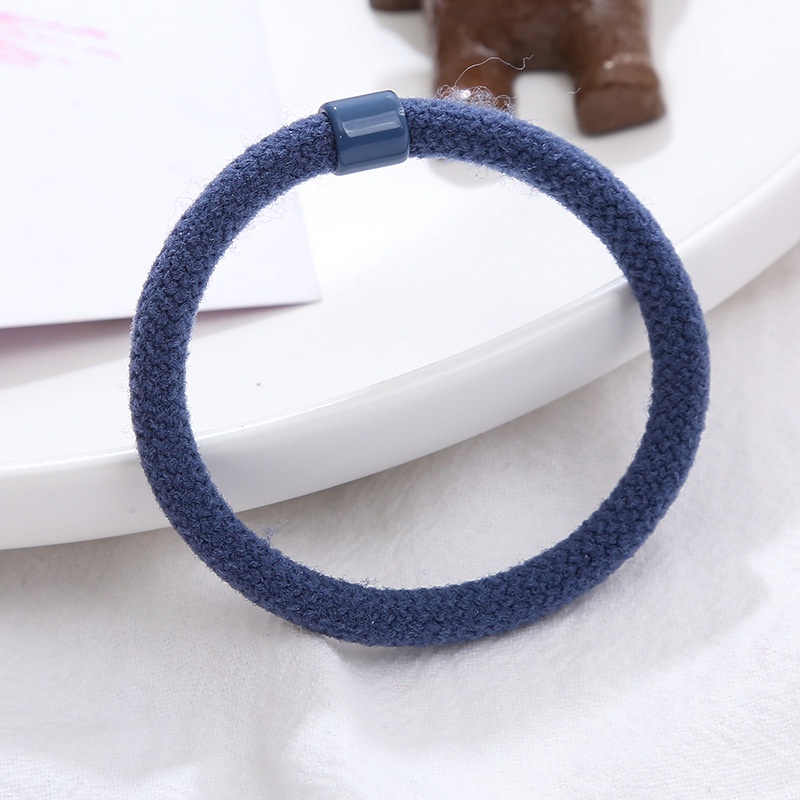 Dây Buộc Tóc Cao Su Co Giãn Màu Trơn Đơn Giản Cho Nữ