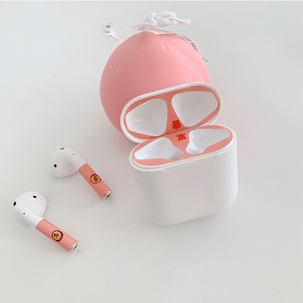 miếng dán chống trầy cho tai nghe apple airpods