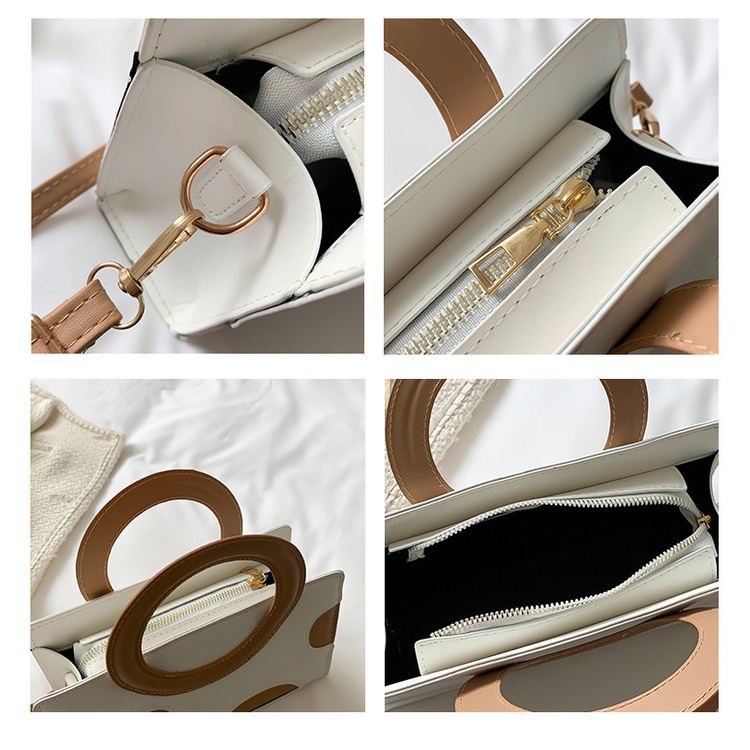 Túi Xách Đeo Vai Cỡ Lớn Màu Tương Phản Thời Trang 2022 Cho Nữ