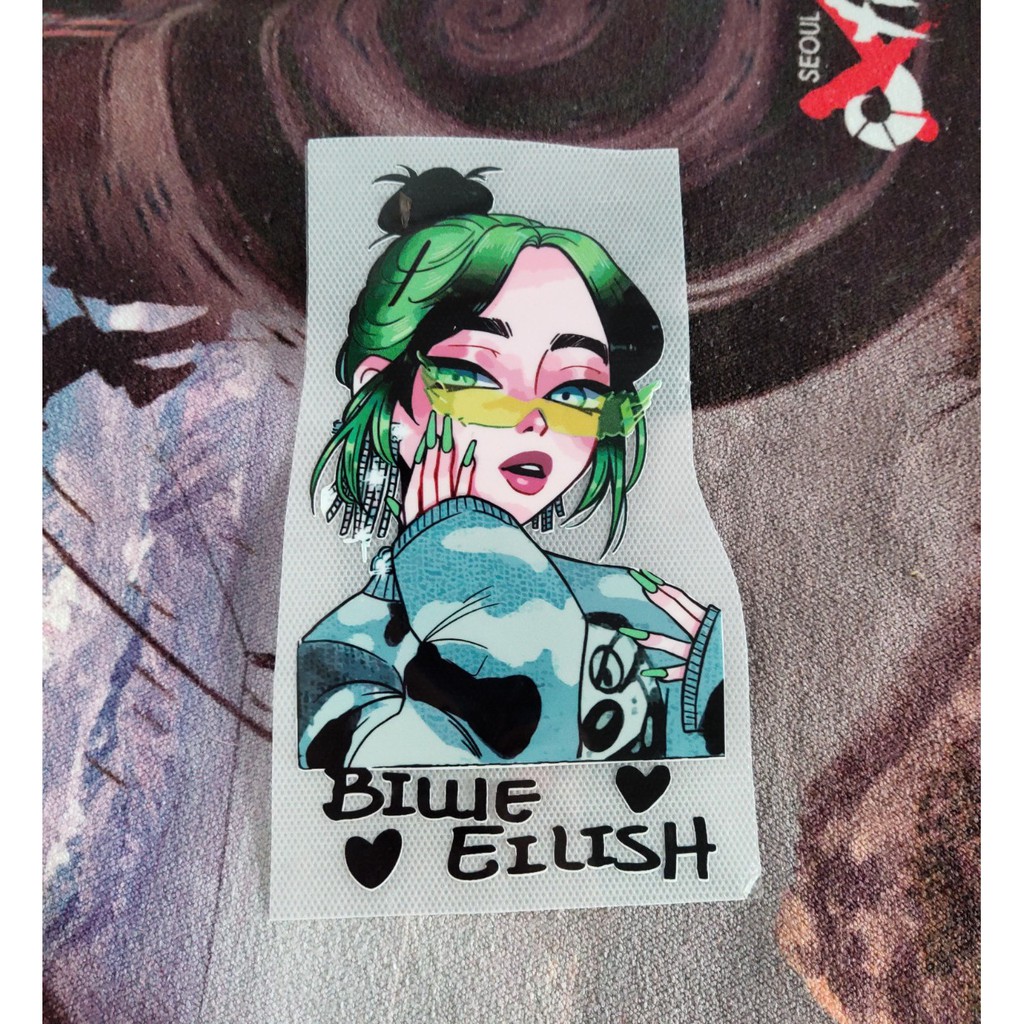 Hình ủi, hình ép nhiệt - Billie Eilish