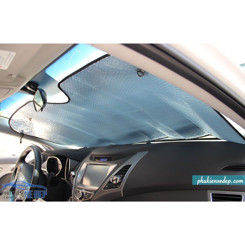 Tấm che nắng kính lái xe ô tôHàng loại 1- FREE SHIP chất liệu xốp phủ bạc phản quang hiệu quả