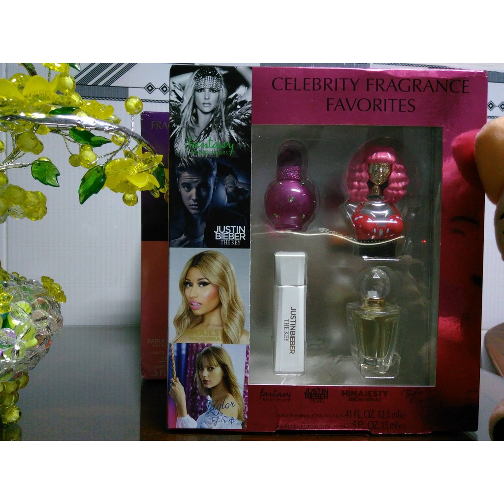 SET NƯỚC HOA CELEBRITY FRAGRANCE FAVORITES - MỸ