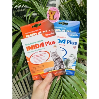 NHỎ GÁY PHÒNG VE, BỌ CHÉT CHO MÈO IMIDA PLUS