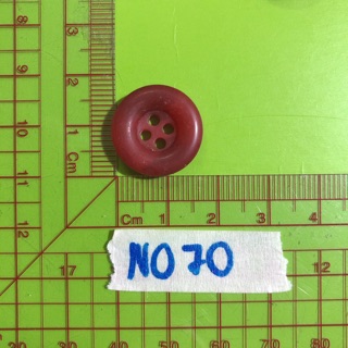 Combo nút áo đỏ trơn N070-N073 (phụ kiện may vá, trang trí quần áo,Handmade,DIY)