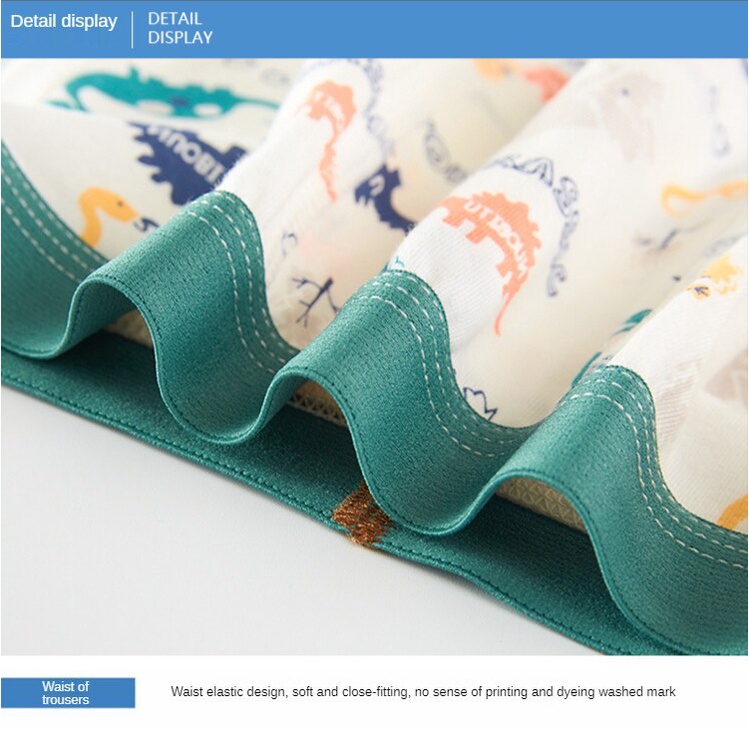 Set 4 quần lót JOLLYBABY 100% cotton in họa tiết hoạt hình làm quà tặng Giáng sinh/ sinh nhật/ năm mới cho bé trai