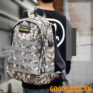 Balo pubg-chính hãng-tặng logo-tặng cáp sạc
