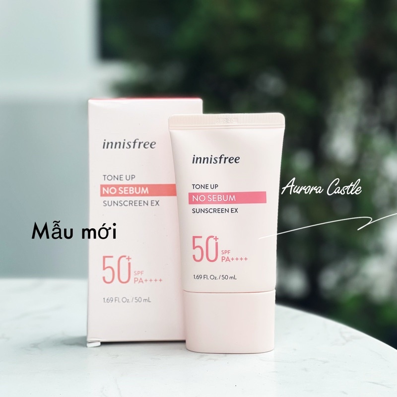 Kem chống nắng Innisfree Tone Up No Sebum Suncreen SPF50+ PA++++