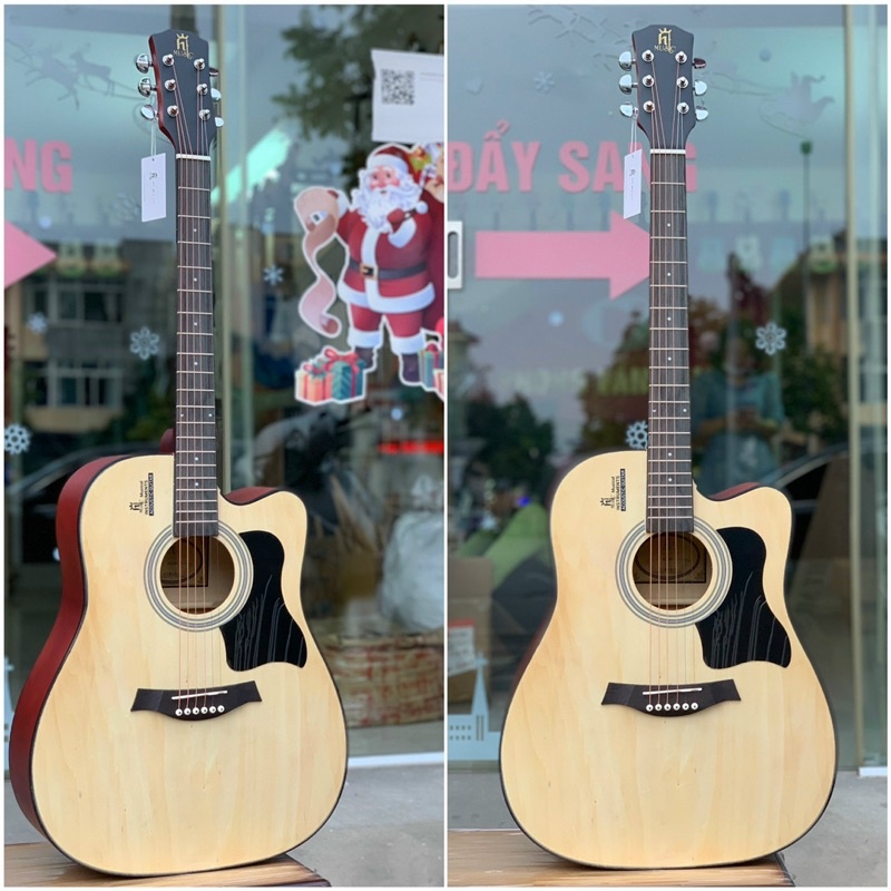 Đàn guitar Acoustic HT cao cấp giá rẻ cho người mới tập chơi