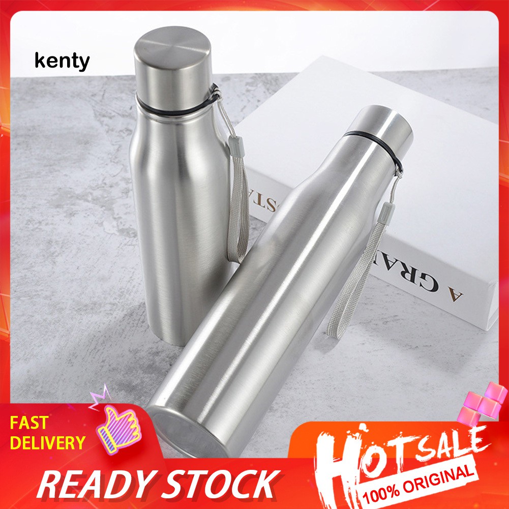 Ktt Ktt★Bình Nước Thể Thao Bằng Thép Không Gỉ 750 / 1000ml