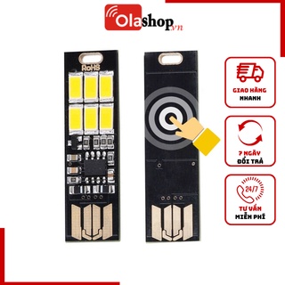 Đèn led mini 6 led cắm cổng USB cảm ứng
