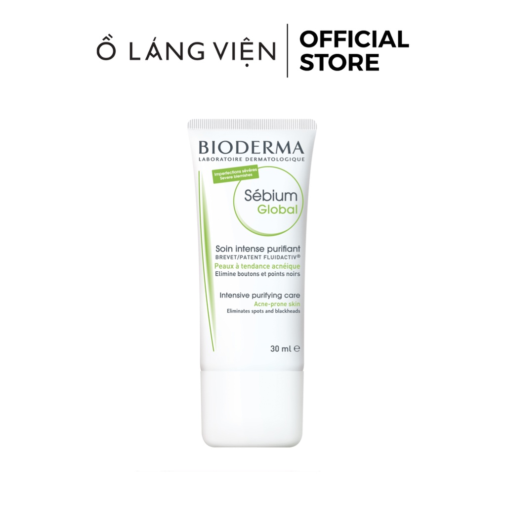 Kem dưỡng da loại bỏ và ngăn ngừa sự trở lại của mụn Bioderma Sébium Global