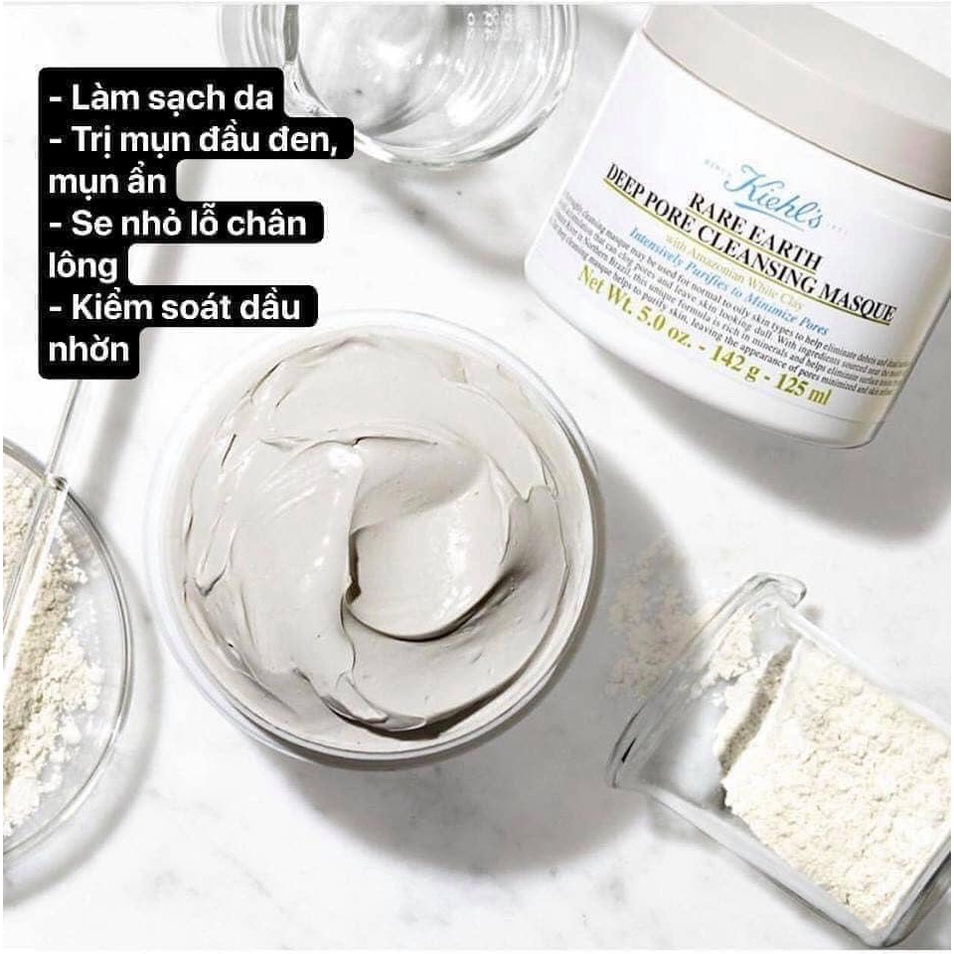 Set 3 món mask đất sét , kem mắt và kem dưỡng Kiehls