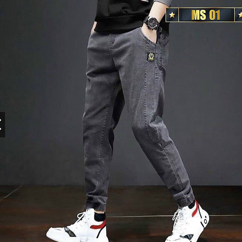 Quần jeans nam màu xanh chất bò bo chun phong cách cao cấp co giãn tốt,quần jean nam thời trang cao cấp hót trend