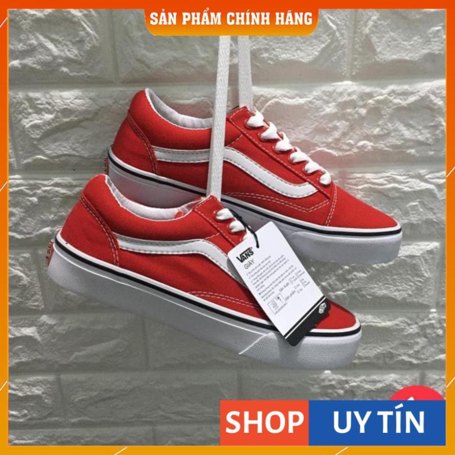 [ Hàng Cao Cấp] - Giày Thể Thao Old Skool Black + Red - Có Video Quay Thật | BigBuy360 - bigbuy360.vn