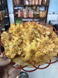 Thơm sấy muối ớt dẻo- túi 500gr