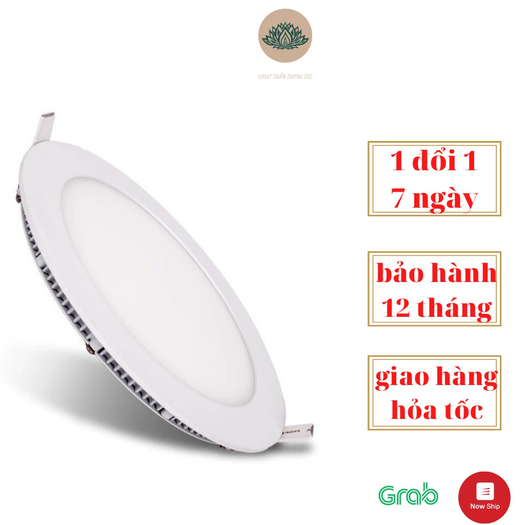 Đèn Led Âm Trần Mỏng 3W/6W/9W/12W/18W/24W, Đèn Trang Trí Phòng Khách/ Trần Thạch Cao