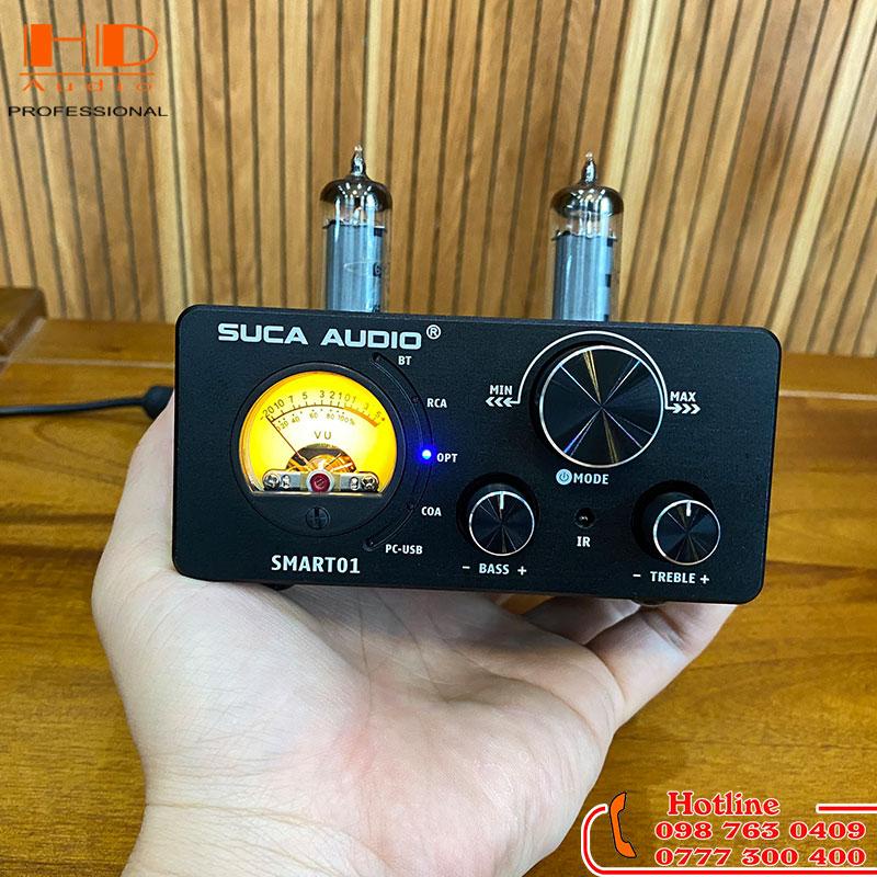 [Ảnh thật] Amply Suca-audio Smart 01 Tích Hợp Giải Mã + Pre Đèn - Hàng Chính hãng