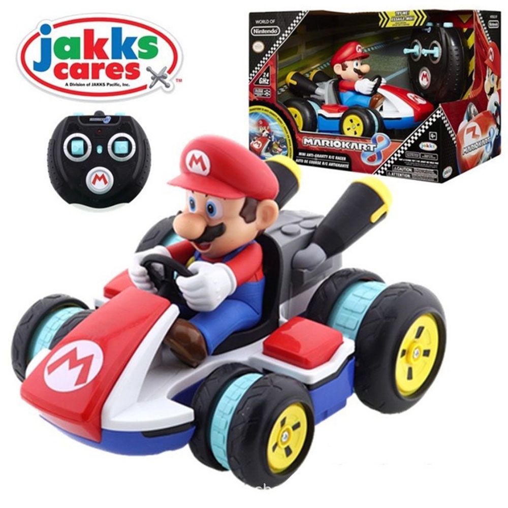 Siêu Xe Địa Hình Cao Cấp Mario 4WD Racing Drift Stunt Jakks Boys, Xe Điều Khiển Từ Xa Lật Bánh Lộn Nhào