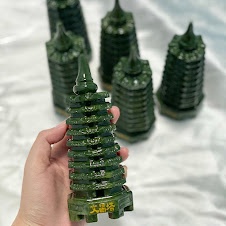 Tháp văn xương 9 tầng đá serpentine