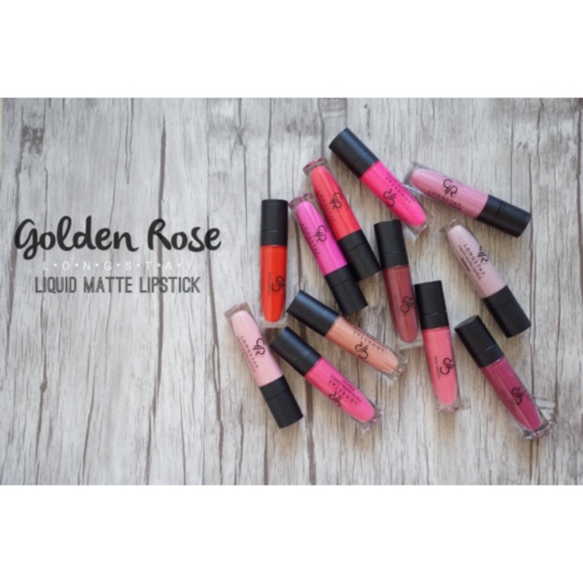 [MUA 2 TẶNG 1 SERUM TẾ BÀO GỐC] Son Kem Golden Rose Longstay Matte Lipstick