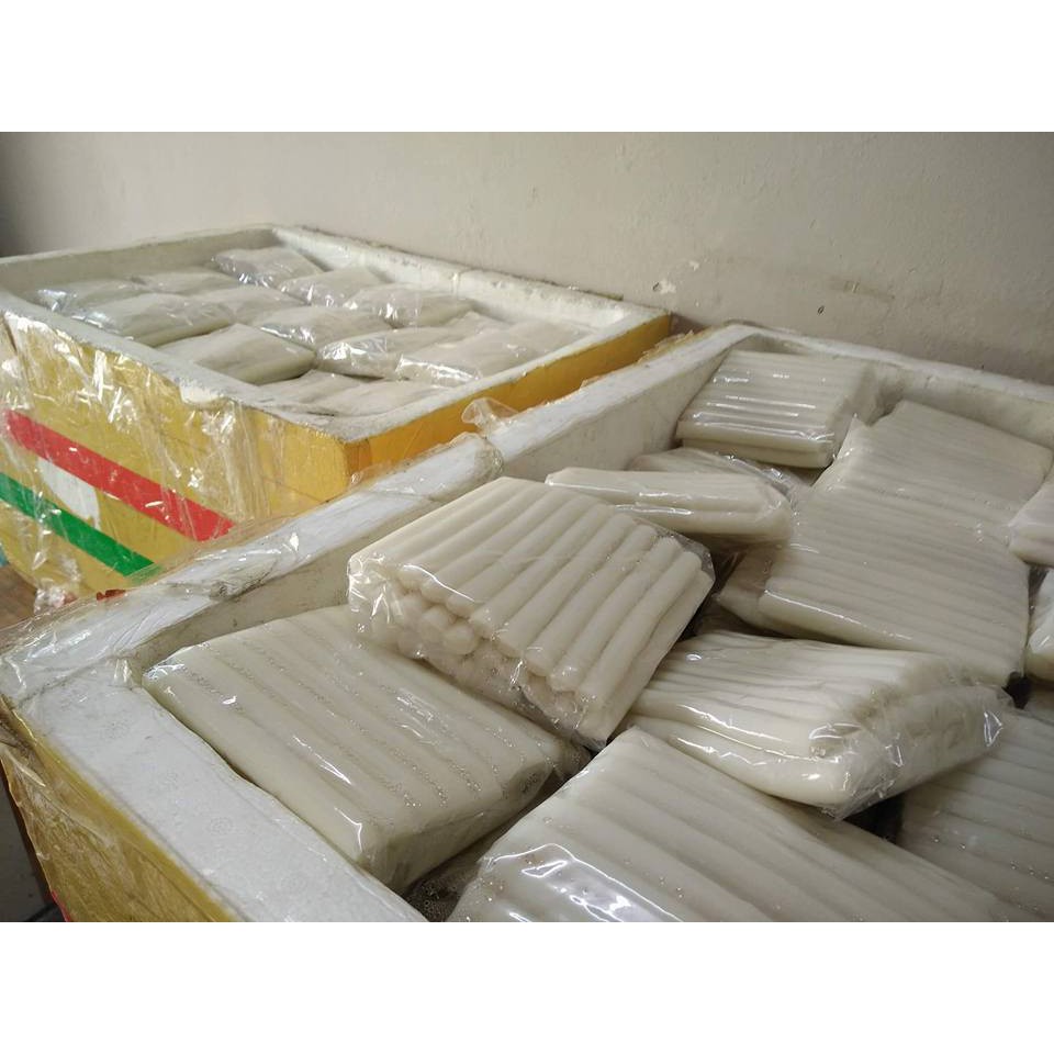 500g BÁNH GẠO TƯƠI TOKBOKKI HÀN QUỐC THÍCH HỢP LÀM MÓN BÁNH GẠO XÀO CAY TOKBOKKI