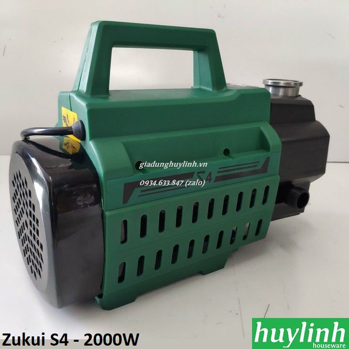 Máy xịt rửa xe Zukui S4 - 2000W - Model 2020 - Cảm ứng từ