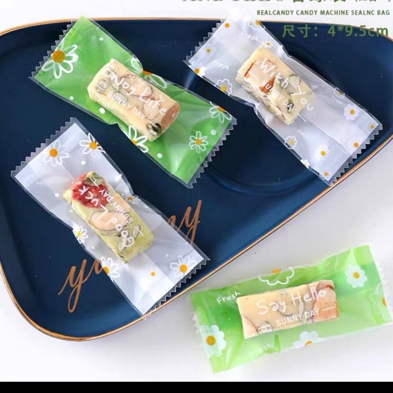 TÚI KẸO NOUGAT HOA CÚC - SET 100 CÁI