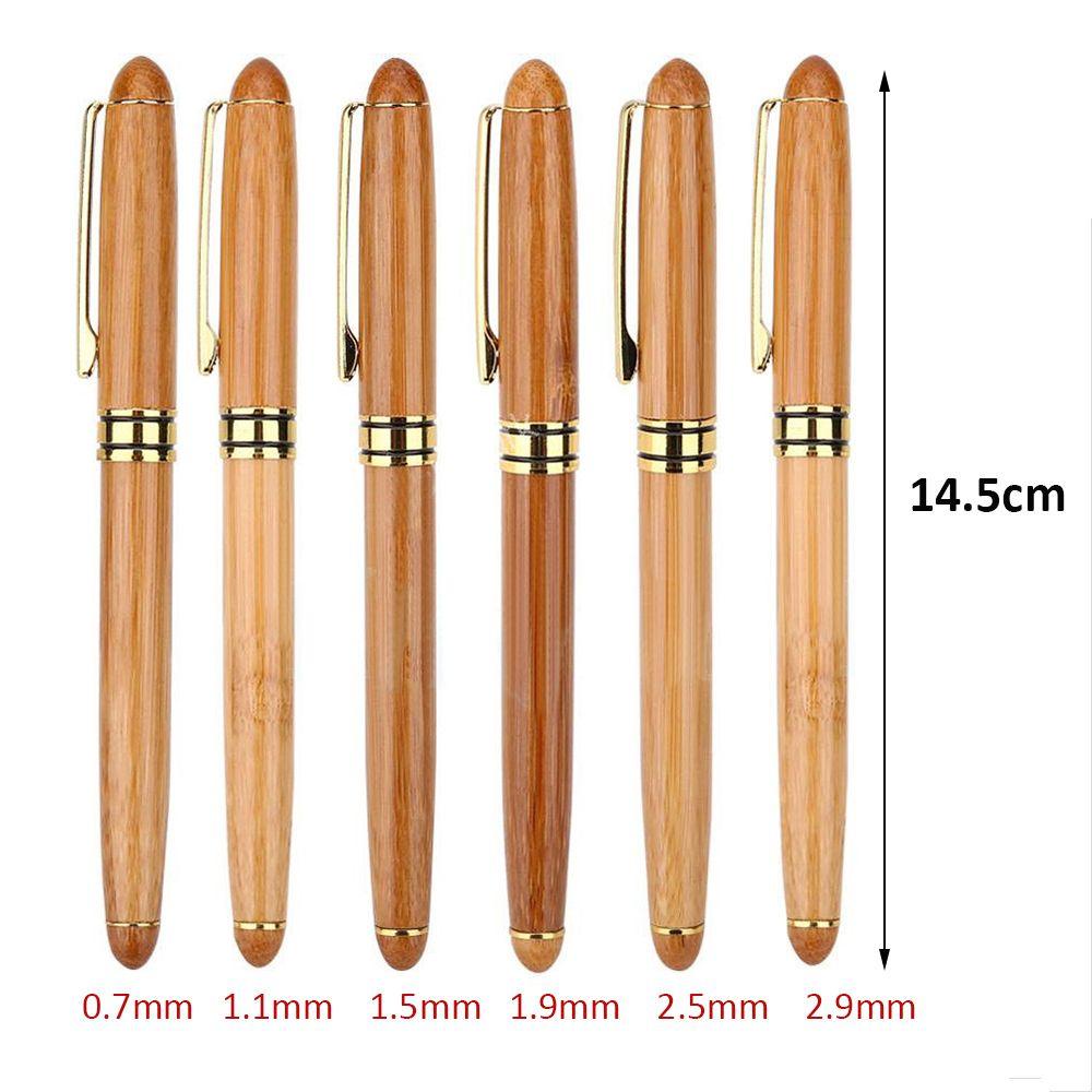 PISTA Bút Mực Bằng Tre 0.7mm-2.9mm