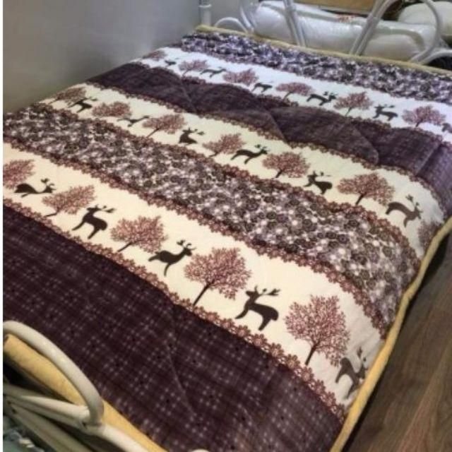 Chăn lông cừu 2,8kg cao cấp mùa đông siêu ấm hàng loại 1  (chăn phồng như hình) | BigBuy360 - bigbuy360.vn