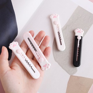 Dao rọc giấy mini hình chân mèo đáng yêu