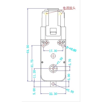 Động cơ giảm tốc vàng + bánh xe vàng