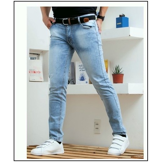 quần jean nam XANH BẠC (5678) chất jean giãn tốt PL2-2F11