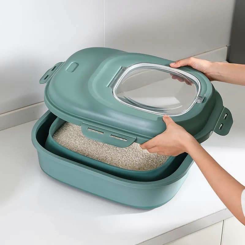 Thùng đựng gạo thông minh dung tích 25l có thể gấp gọn
