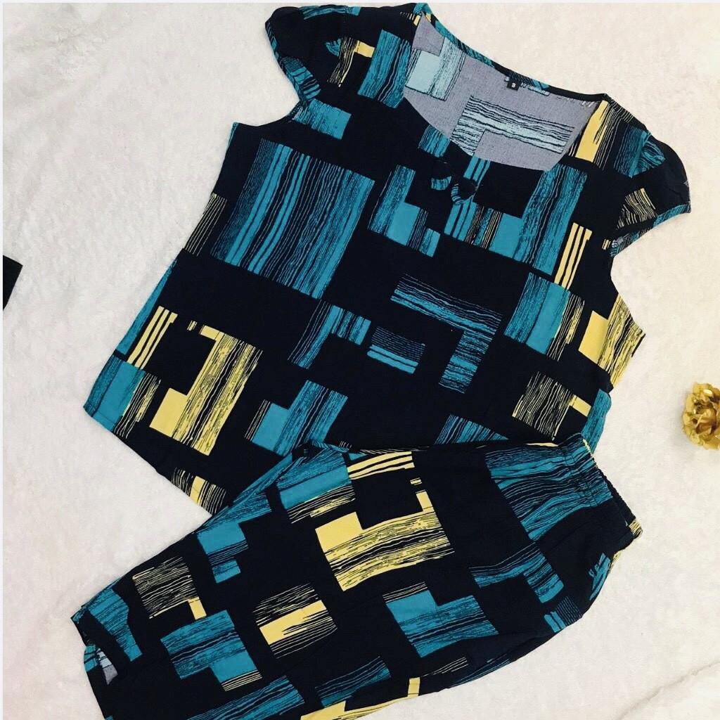 Đồ Bộ Nữ B07 VNXK Dáng Lửng Chất Liệu Vải Tôn Vải Lanh (ẢNH THẬT SHOP TỰ CHỤP) | BigBuy360 - bigbuy360.vn