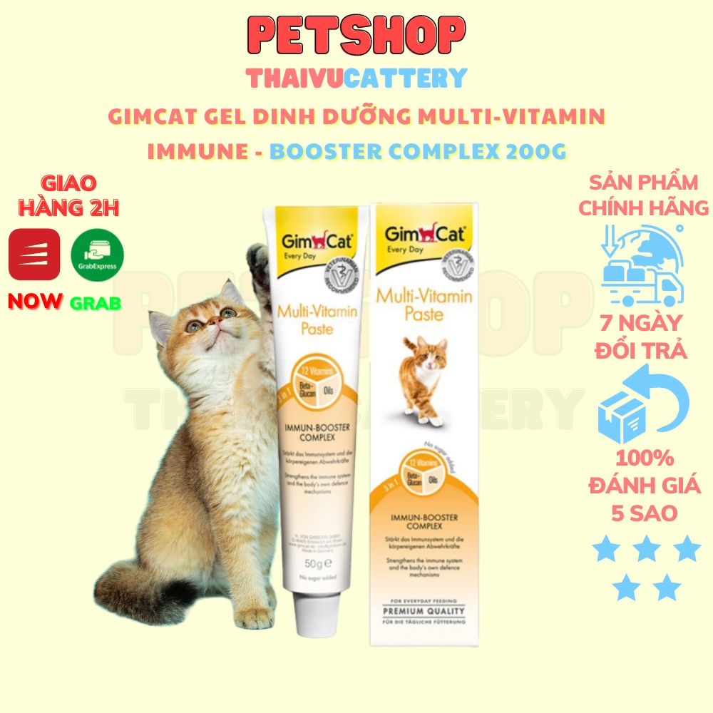 GIMCAT GEL DINH DƯỠNG BỔ SUNG MULTI-VITAMIN IMMUNE - BOOSTER COMPLEX 200g